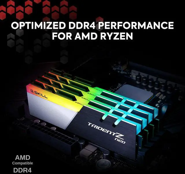 Alt view image 2 of 4 - G.Skill Trident Z NEO Series 16GB (2 x 8GB) 288-Pin SDRAM (PC4-28800) DDR4 3600 CL16-19-19-39 1.35V Intel AMD Dual Channel Desktop Memory Model F4-3600C16D-16GTZNC