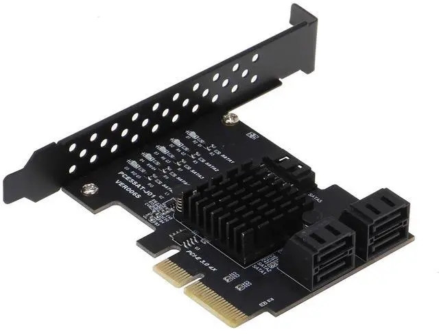 Alt view image 2 of 3 - Sedna - PCIe 2 x Gen III to 5 x SATA 6G Adapter Card (Support Software RAID)