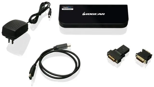 Alt view image 5 of 5 - IOGEAR USB 3.0 9 in 1 Universal Docking Station - Dual Monitor with HDMI n DVI/VGA - 2 x USB 3.0 - 4 x USB 2.0 - Gigabit Ethernet - 3.5mm Audio Out - Laptop - Ultrabook -PCs - Mac - More - GUD300