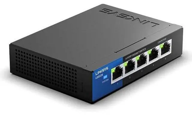 Alt view image 2 of 2 - Switch LINKSYS UNMANAG SWITCHES 5-Port