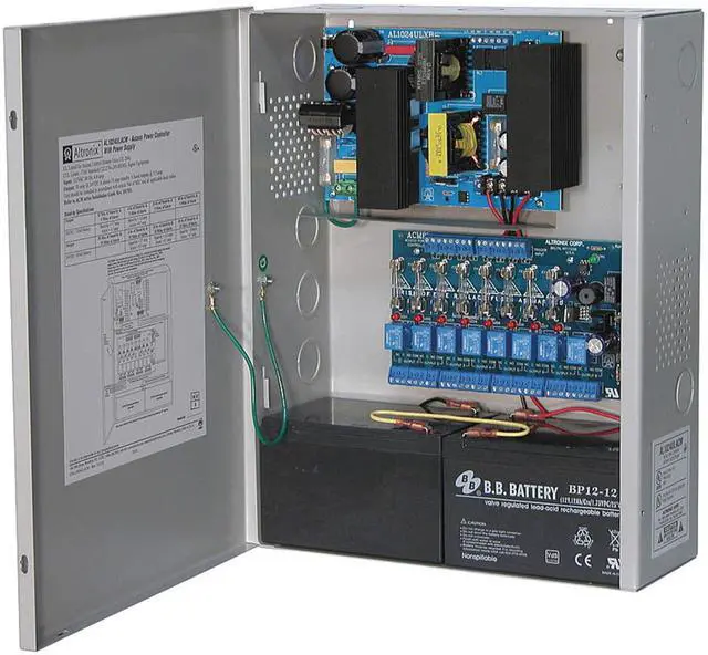 Main image of Altronix ACM Series Access Power Controller with 8 Fused Outputs Power Supply, 24 VDC, 10 Amps (Pack of 1) (AL1024ULACM)