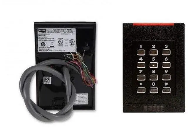 Alt view image 2 of 2 - HID 921NTNNEK00000 RK40 iCLASS SE Smart Card Reader with Keypad