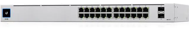 Alt view image 2 of 4 - Ubiquiti Networks UniFi USW-24 Configurable 24-Port Gigabit Layer 2 Ethernet Switch with SFP