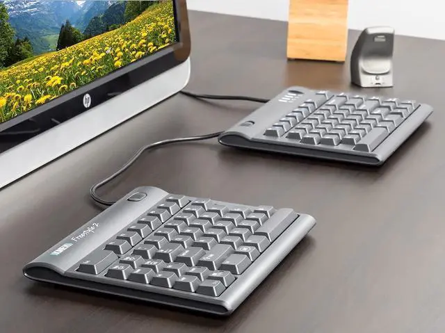 Alt view image 3 of 5 - Kinesis Freestyle2 Keyboard for PC Kb800pb-US