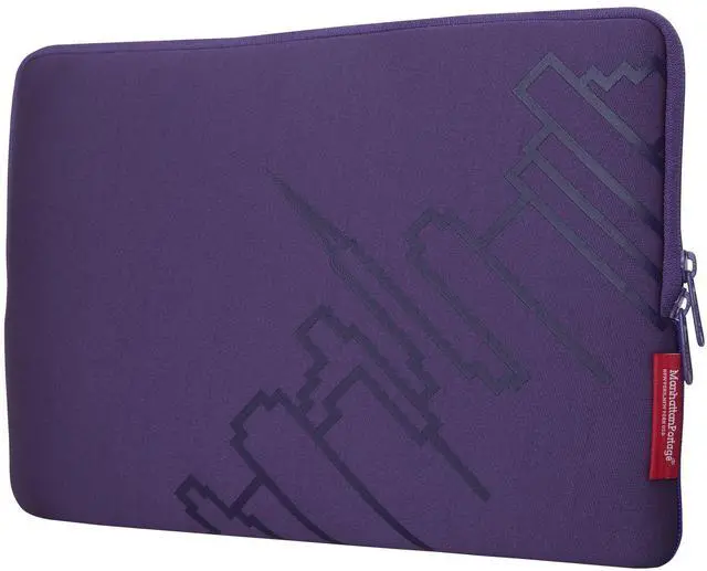 Main image of Manhattan Portage MacBook Air Skyline Laptop Sleeve (Purple, 11-Inch)