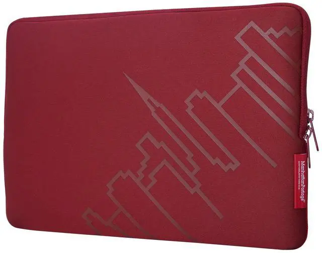 Main image of Manhattan Portage MacBook Air Skyline Laptop Sleeve (Red, 11-Inch)