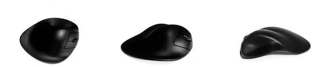 Alt view image 4 of 4 - Hippus Wireless Light Click HandShoe Mouse - Small, Black Ergonomic Mouse for Right Hand - Compatible with Mac, Windows, Linux