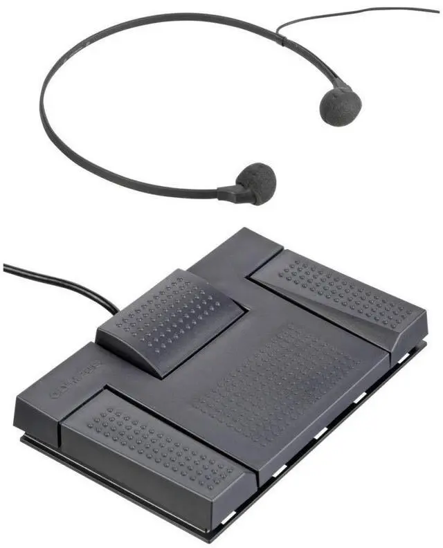 Main image of Olympus AS-2400-U1 Transcription Kit - AS-2400-U1 with Foot Control and Headset