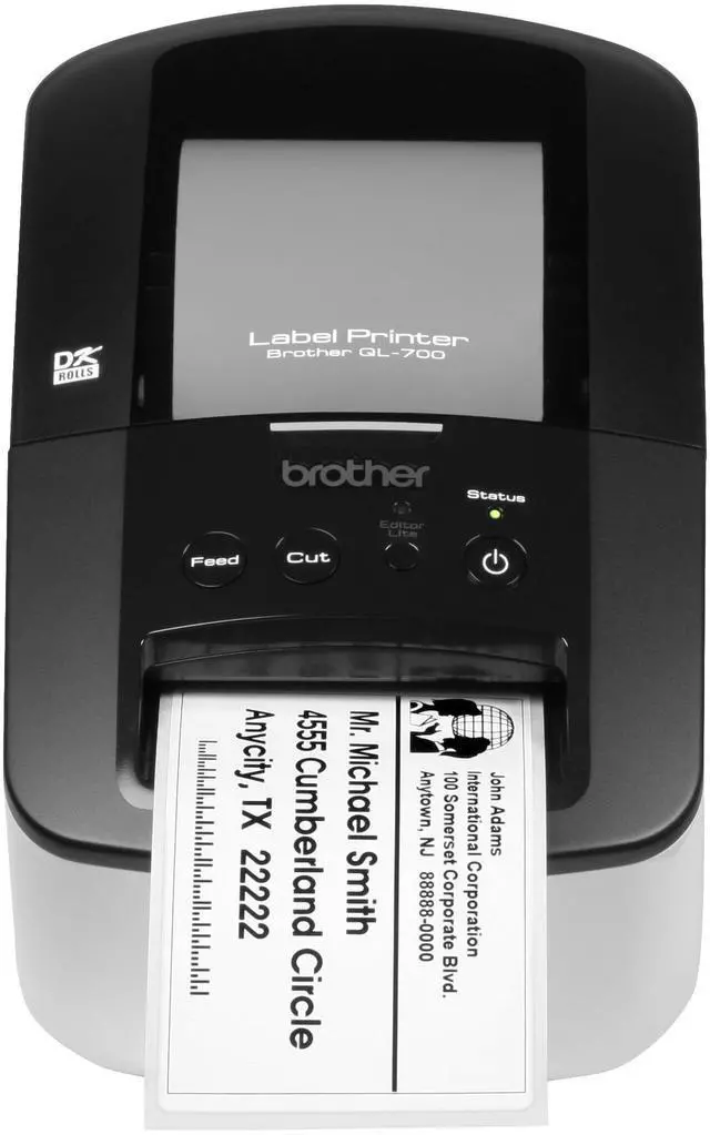 Main image of Brother QL-700 High-speed, Professional Label Monochrome Printer