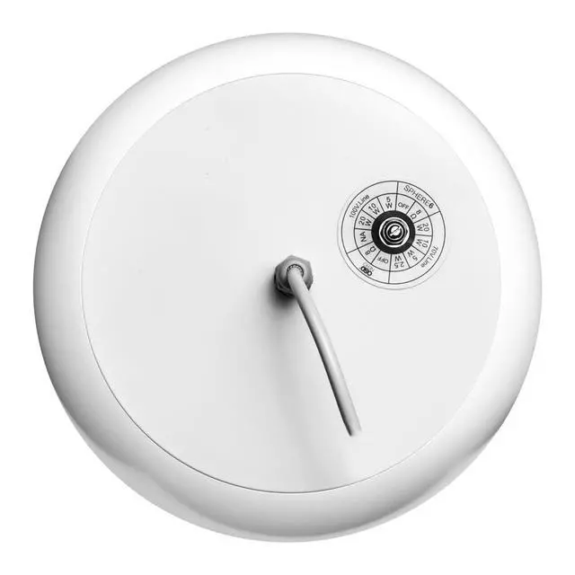 Alt view image 2 of 5 - OSD Audio Sphere 6.5" Indoor Hanging Pendant Speaker (Single White) Reinforced Cable Suspension 70V and 8 Ohm
