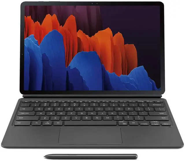 Alt view image 3 of 3 - SAMSUNG Galaxy Tab S7+ Keyboard, Black