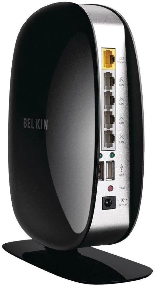 Alt view image 3 of 5 - Belkin N750 DB Wi-Fi Dual-Band N+ Gigabit Router (F9K1103)