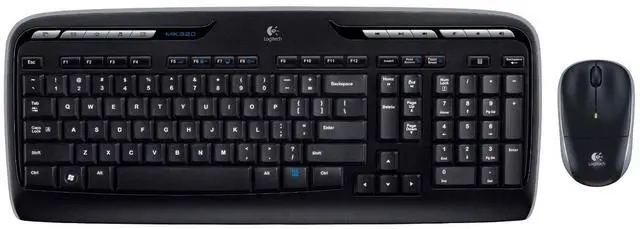 Alt view image 2 of 2 - Logitech MK320 Wireless Keyboard & Mouse Combo (Black)