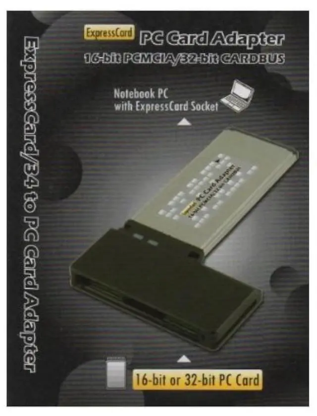 Main image of Digigear 16bit / 32 bit CardBus PCMCIA PC Card to 34 mm ExpressCard Adapter/Reader/Writer