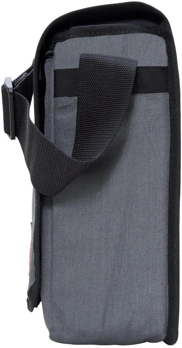 Alt view image 5 of 5 - Manhattan Portage Deluxe Computer Bag, 15-Inch (MD) with Adjustable Strap Water Resistant Coating Zippered Compartment 1000D Cordura® for Work And Travel (Grey)