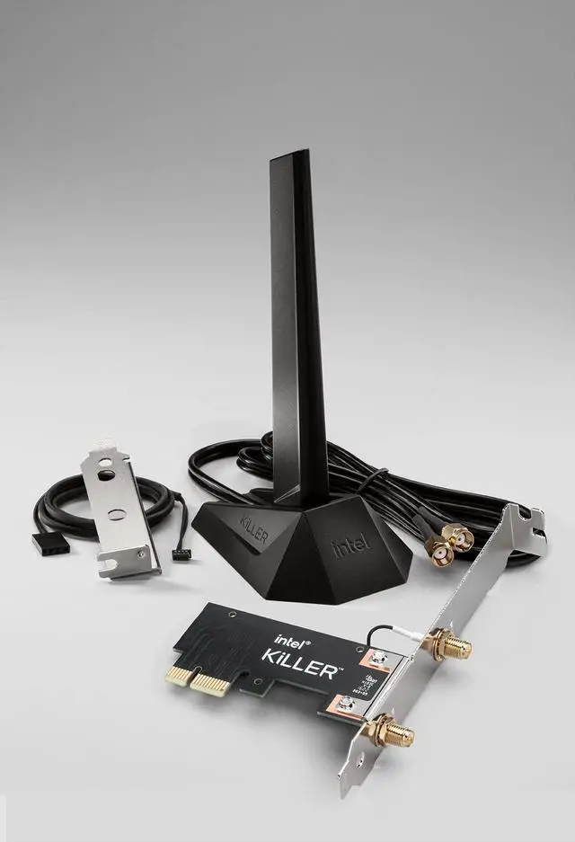 Main image of Intel Killer AX1675 IEEE 802.11ax Bluetooth 5.3 Tri Band Wi-Fi/Bluetooth Combo Adapter for Desktop Computer