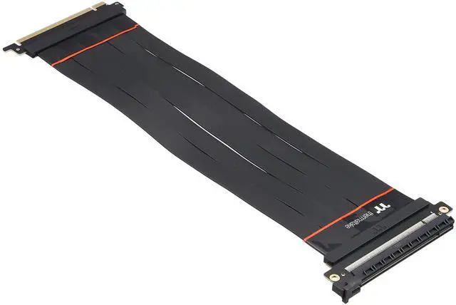 Alt view image 2 of 5 - Thermaltake PCI Express Extender/Black/PCI-E 4.0 16X/300mm