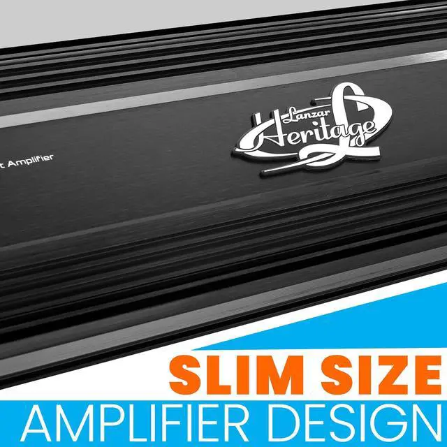 Alt view image 5 of 5 - Lanzar 5-Channel Mosfet Amplifier - Wireless BT Streaming Audio Interface, 2 Ohm Stereo Stable with High Pass and Low Pass Filter Controls, Bridgeable at 4 Ohms, Bass Boost Circuit - HTG559BT