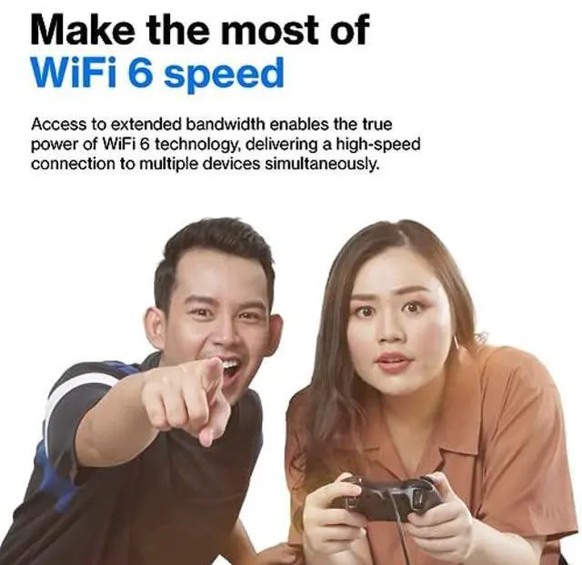Alt view image 3 of 5 - Linksys MR20EC | Dual-Band Mesh WIFI 6 Router | 3.0 (AX3000) Speeds | Connect 25+ Devices | 2,000 Sq Ft Coverage | 18 Month Warranty