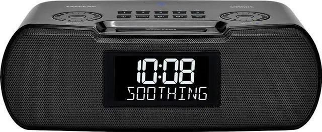 Alt view image 2 of 5 - Sangean RCR-30 FM-RBDS/AM/Bluetooth/Aux-in Digital Tuning Clock Radio with USB Phone Charging and Sound Soother, Gray