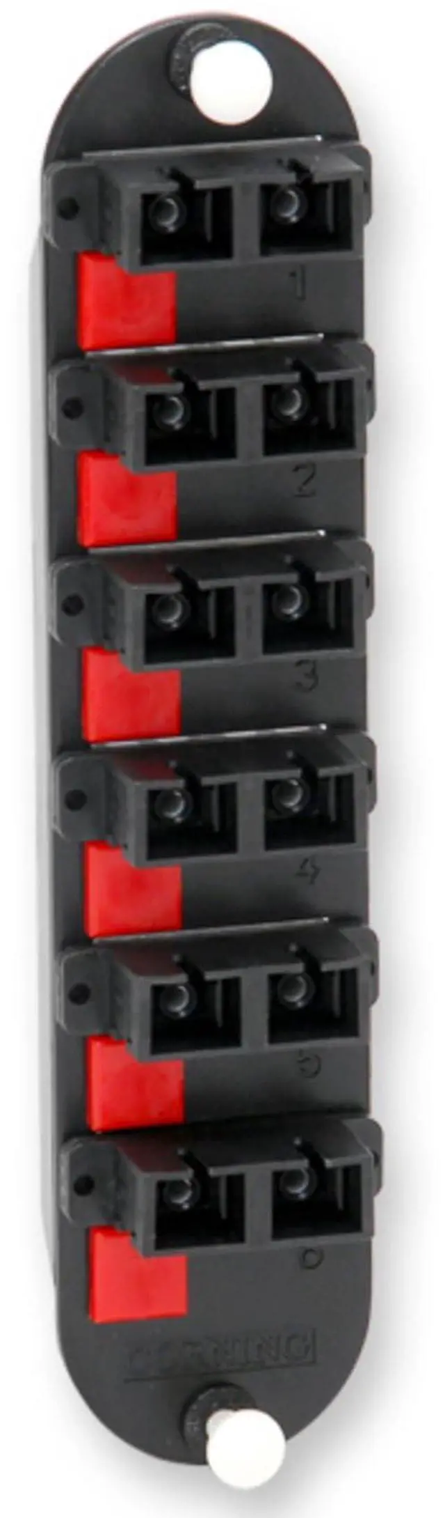 Main image of CORNING CCH-CP12-G7 12 Fiber, 50 MM MULTIMODE OM2, CCH Panel, Closet Connector HOUSING, Duplex, SC ADAPTERS
