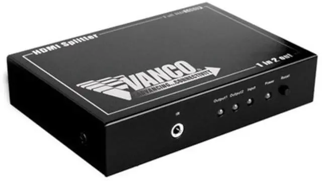 Main image of Vanco 280702 HDMI 1 x 2 Splitter/E x tender