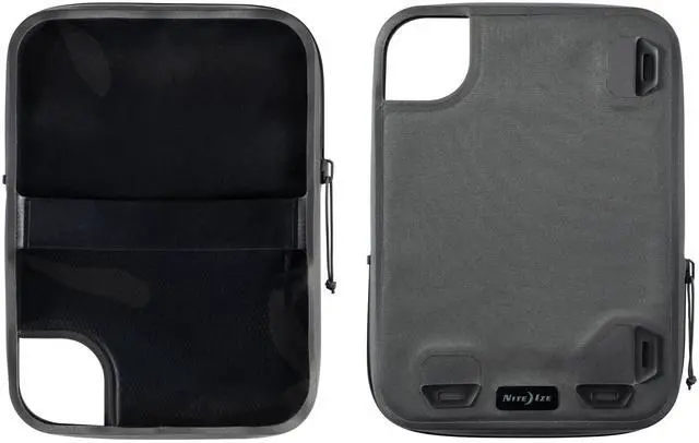 Alt view image 2 of 5 - Nite Ize RunOff Waterproof Tablet Case - Waterproof & Durable - 10.63-Inch - Protective Tablet Case for Water Days & the Beach - Touch Screen Friendly - Charcoal