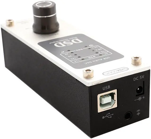 Alt view image 2 of 5 - Portable USB DSD 192 KHz / 24bit DAC and Headphone Amplifier  DSD64 DSD128. Use with Smartphones/Digital Audio Players/Tablets/Laptops SD-DAC63057