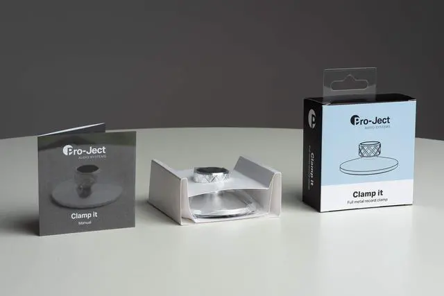 Alt view image 5 of 5 - Pro-Ject Clamp It Record Clamp (Silver)