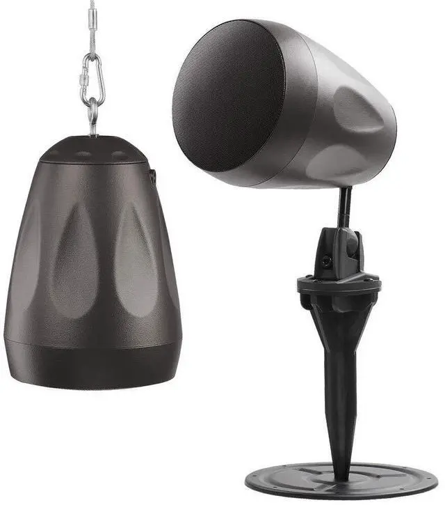 Alt view image 5 of 5 - OSD Forza 5.25" Pendant Hanging Speaker 60W, Weather Resistant, Reinforced Cable Suspension, 70V Tap, Single