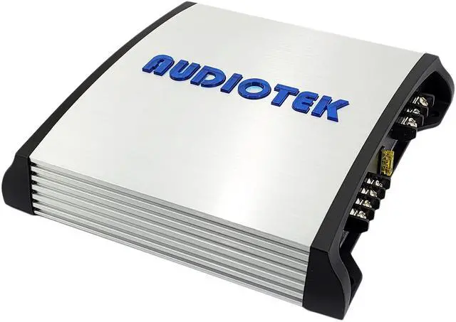 Alt view image 3 of 5 - AUDIOTEK AT1800S 2 Channel Stereo Car Amplifier - 1800 Watts, 2 Ohm Stable, LED Indicator, Full Range, Bass Knob Included, Great for Speakers and Subwoofers
