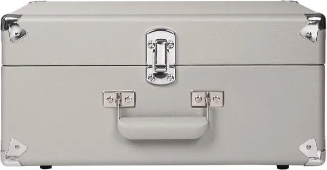 Alt view image 4 of 5 - Crosley CR6253A-GY Anthology Vintage 3-Speed Bluetooth Suitcase Turntable, Gray