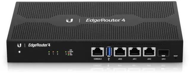 Main image of Ubiquiti Networks Edgerouter 4 Ethernet Lan Black Wired Router