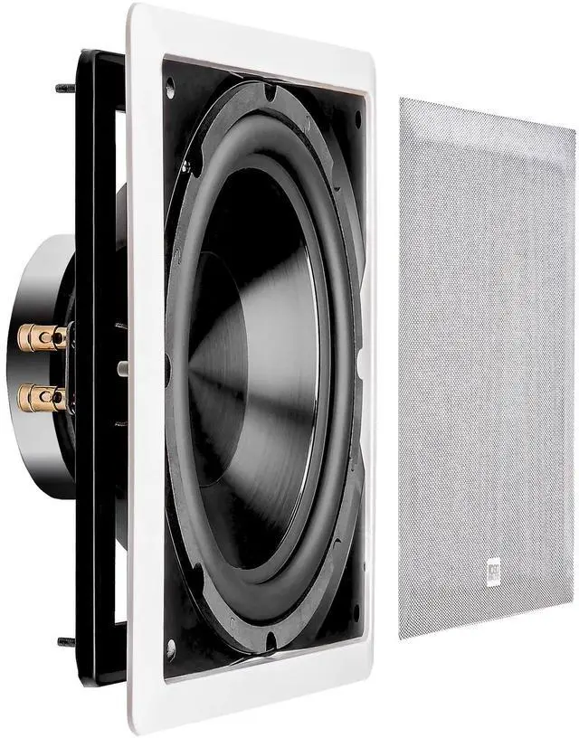 Alt view image 3 of 5 - OSD 10" in Wall Subwoofer 200W Easy Install, Paintable Grill IWS10