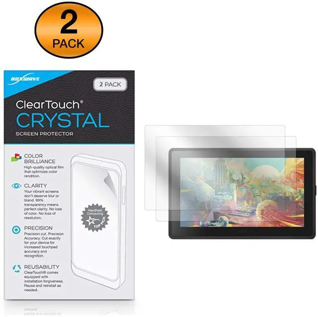Alt view image 2 of 5 - BoxWave Screen Protector Compatible with Wacom Cintiq 22 (DTK2260K0A) - ClearTouch Crystal (2-Pack), HD Film Skin - Shields from Scratches for Wacom Cintiq 22 (DTK2260K0A)