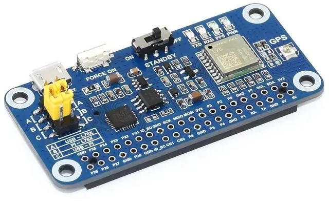 Alt view image 2 of 5 - Waveshare L76X Multi-GNSS HAT for Raspberry Pi Jetson Nano Supports Multi-GNSS Systems GPS BDS and QZSS Fast Positioning High Accuracy Low Power Consumption.