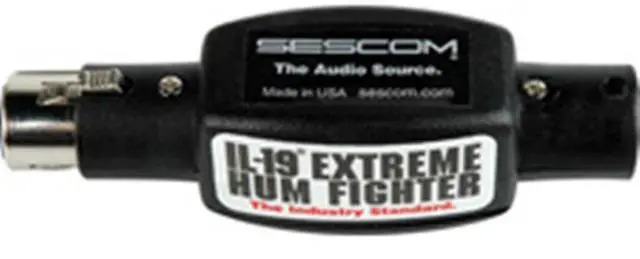 Main image of Sescom IL-19 Inline Audio Hum Eliminator