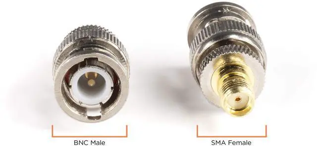 Alt view image 3 of 5 - THE CIMPLE CO Gold SMA Female to BNC Male Adapter - 25 Pack Coupler - Male to Female Coaxial (RF) Connector, Compatible with RF, SDI, HD-SDI, CCTGV, Camera