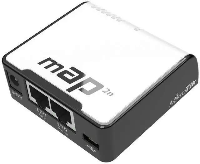 Main image of Mikrotik RouterBoard mAP RBmAP2nD micro Access Point wireless Dual-Chain