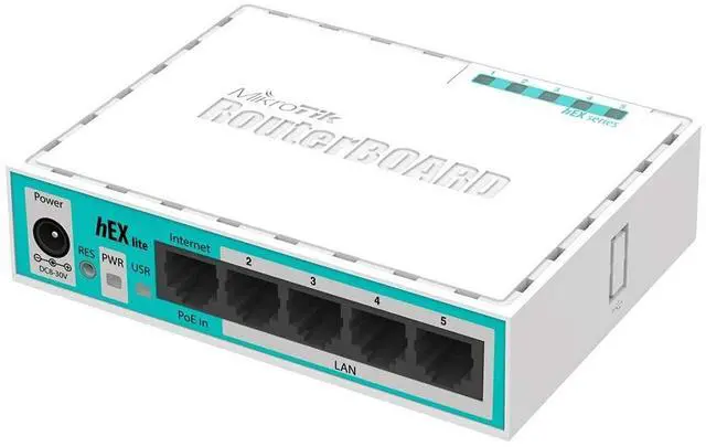 Main image of Mikrotik hEX lite Ethernet LAN White Wired Router