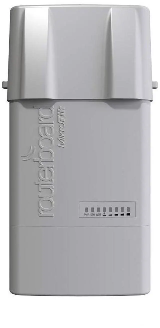 Main image of Mikrotik BaseBox 6 RB912UAG-6HPnD-OUT 6GHz Integrated AP/Backbone/CPE, 2xRPSMA connectors, miniPCI-e Slot, Gigabit Ethernet