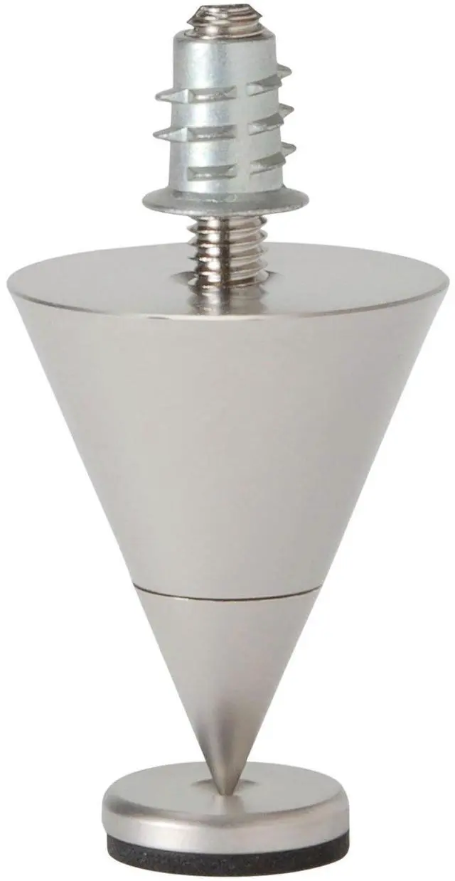 Alt view image 2 of 3 - Dayton Audio DSS4-SN Satin Nickel Speaker Spike Set 4 Pcs.