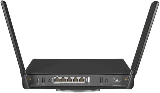 Alt view image 2 of 5 - MikroTik - hAP ax3 Access Point with 4-Core 1.8GHz CPU, 1GB RAM, 4X GLAN, 1x2.5G LAN, US Version