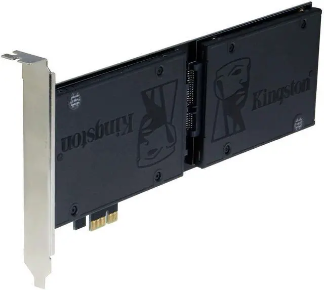 Main image of Sedna PCI Express (PCIe) Dual 2.5 Inch SATA III (6G) SSD Adapter - Extended Single Side SSD Version (Built-in Power Circuit, No SATA Power Connector, Ideal for Mac)