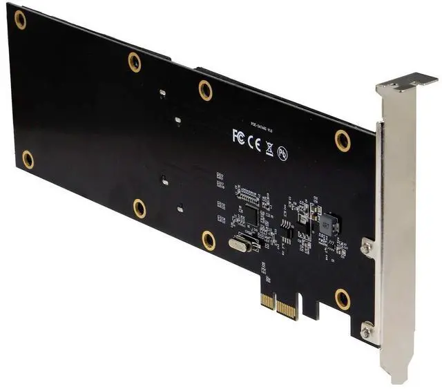 Alt view image 5 of 5 - Sedna PCI Express (PCIe) Dual 2.5 Inch SATA III (6G) SSD Adapter - Extended Single Side SSD Version (Built-in Power Circuit, No SATA Power Connector, Ideal for Mac)