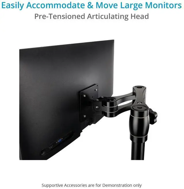 Alt view image 2 of 5 - PROAIM Monitor Articulated Arm. Compatible with Victor Cart Series, Atlas Camera Cart & Sound Chief Cart. Payload up to 25 kg / 55lb. (VCTR-MA)
