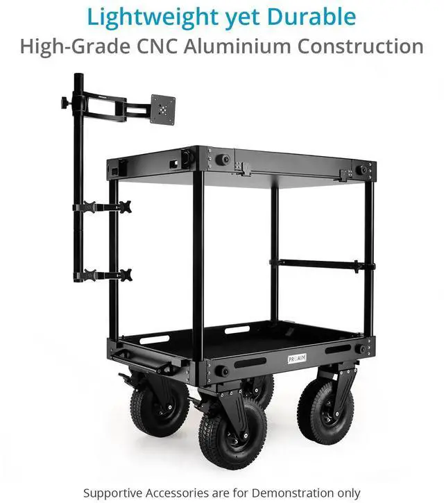 Alt view image 3 of 5 - PROAIM Monitor Articulated Arm. Compatible with Victor Cart Series, Atlas Camera Cart & Sound Chief Cart. Payload up to 25 kg / 55lb. (VCTR-MA)