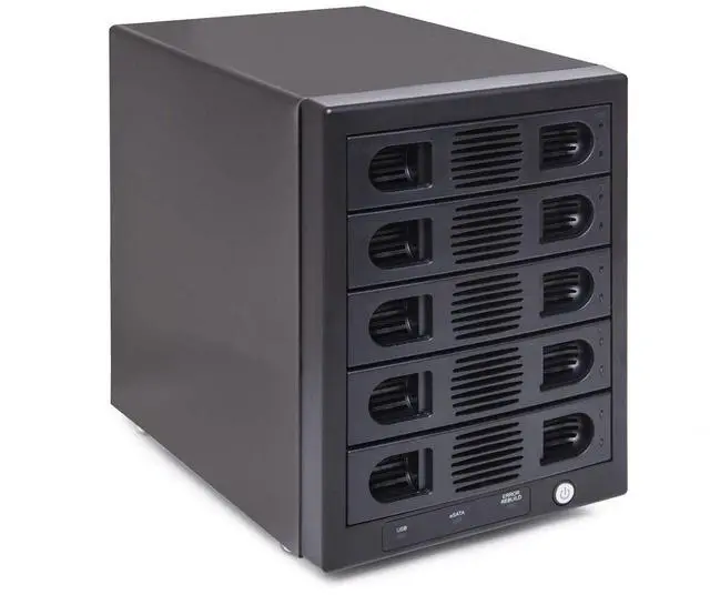 Main image of Syba 10000GB 5 Bay Tool Less Tray Hot Swappable 2.5" 3.5" SATA III RAID HDD External USB 3.0 Enclosure Windows MacOS SY-ENC50118