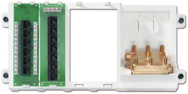 Main image of Leviton Basic Home Networking Plus (BNP) Panel, 47606-BNP