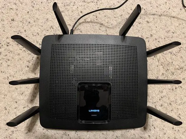 Main image of Linksys WiFi 5 Router, Tri-Band, 3,000 Sq. ft Coverage, 25+ Devices, Speeds up to (AC5400) 5.4Gbps - EA9500